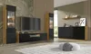 A modern living room with a wall-mounted entertainment unit and a sideboard. Náhled obrázku produktu