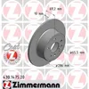 2 Zimmermann Bremsscheiben 286mm hinten für Opel Vectra B + Produktbild-Vorschau 2