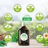 A bottle of Vita Biosa liquid is shown in the center, surrounded by various circular icons highlighting product features and benefits, with a blurred natural background. Anteprima dell’immagine prodotto