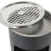 2 cendriers sur pied avec poubelle H60cm 30L métal Cendrier Voir les images du produit 3