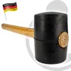 EUROTOOLS Gummihammer BIG Ø 80 mm 1150 Gramm, mit Holzgriff Produktbild-Vorschau 2