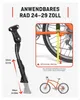 HENMI Fahrradständer 24-29 Zoll, stabiler Seitenständer, 2 Produktbild-Vorschau 3