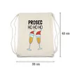 Prosec Ho Ho Ho Turnbeutel Weihnachten Witzig Lustig Produktbild-Vorschau 2