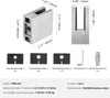 Product image with dimensions and included accessories. Voir les images du produit