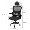 Chaise de bureau ergonomique pivotante Chaise gaming Voir les images du produit 7