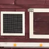 vidaXL Králikáreň Mocha a biela 140x63x120 cm Jedľový masív Náhľad obrázku produktu 6