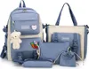 ASKSA SchulrucksackSet 5 PCS Rucksack Fuer Suesser Produktbild-Vorschau 2