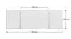 Magnetisches Whiteboard Klapptafel 5-flächig 100x200//400cm Produktbild-Vorschau 5