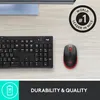Logitech M190 Maus kabellos schwarz, rot Produktbild-Vorschau 7