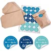 24 kleine braune natur Papiertüten mit Boden Papier-Beutel Produktbild-Vorschau 2