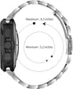Edelstahl Metall Armband für Samsung Galaxy Watch 9 / 8 / 8 Produktbild-Vorschau 3