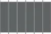 vidaXL 6-tlg. Paravent Anthrazit 300x200 cm Stoff Produktbild-Vorschau 11