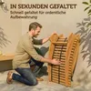 Outsunny Sonnenliege aus Akazienholz Klappbar Ergonomisch Produktbild-Vorschau 5