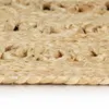 vidaXL Teppich Handgefertigt Jute Geflochten 90 cm Produktbild-Vorschau 2