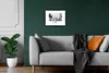 MuchoWow® Gerahmtes Poster Dubai - Skyline - Palme 40x30 cm Produktbild-Vorschau 8
