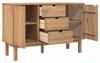 vidaXL Příborník OTTA 113,5x43x73 cm borovicový masiv Náhled obrázku produktu 4