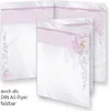 Briefpapier Hochzeit silbergrau (50 Stück) beidseitig Produktbild-Vorschau 3