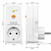 E40C FI-Schutzschalter Steckdose 16A Personenschutzadapter Produktbild-Vorschau 3