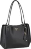 Schwarze Damen-Tasche mit Henkel & Reißverschlusstaschen – Produktbild-Vorschau 16