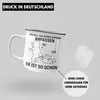 Trendation - Valentinstag Emaille Tasse Geschenk Freundin Produktbild-Vorschau 4