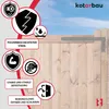 KOTARBAU® 2er Set Ladenband schwarz 400 mm Kreuzgehänge Produktbild-Vorschau 5