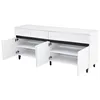 Merax Sideboard brillant, commode avec 4 tiroirs, 2 portes Voir les images du produit 9
