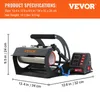 VEVOR Presse à gobelets Presse à transfert Impression de Voir les images du produit 7