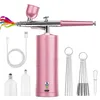 Airbrush, Spritzpistole Set 30PSI mit Kompressor, Tragbares Produktbild-Vorschau 3