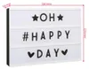 Lightbox LED boîte tableau lumineuse avec lettres Voir les images du produit 4