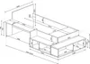 Kombi-Bett mit Stauraum und Schreibtisch - 90 x 200 cm - Produktbild-Vorschau 5