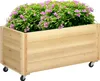 Outsunny Jardiniššre sur roulettes - jardiniššre Voir les images du produit 1