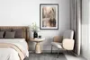 Beiges Boho-Poster Gras Bild schwarzer Rahmen 70x100 Produktbild-Vorschau 6