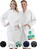heimtexland ® Bademantel Waffelpique Reisebademantel Produktbild-Vorschau 2