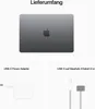 Apple CTO/MacBook Air 33,00cm (13"), M2, Space Produktbild-Vorschau 10