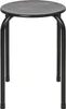 Harbour Housewares Stapelhocker aus Metall – Mattschwarz Produktbild-Vorschau 1