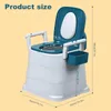 Nachttisch-Toilette, tragbare Toilette für Erwachsene, Produktbild-Vorschau 7