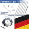 Brubaker 6 m Aluminium Fahnenmast inkl. Deutschland Flagge Produktbild-Vorschau 3