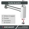 Rechteckiger Design-Siphon verchromt – Kirchhoff, 11/4 x 32 mm – Produktbild 6 Produktbild-Vorschau