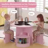 COSTWAY Kindertisch und Stuhl Set, 5 teilige Produktbild-Vorschau 8