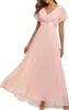 Damen-Abendkleid ECDAHICC chiffons, A-Linie, V-Ausschnitt, Produktbild-Vorschau 1