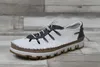 Gemini Damen Sneaker Leder Cutouts sportliche Schnürschuhe Produktbild-Vorschau 8