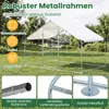 Kurnik COSTWAY 3x2x2 m | 6 m², metalowa klatka na wolnym Podgląd zdjęcia produktu 5