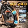 2025 20 Zoll Fat Tire E Bike, Klapprad Elektrofahrrad Produktbild-Vorschau 22