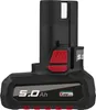 A black and red power tool battery pack is shown against a white background. Produktbild-Vorschau