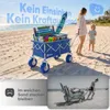 Sekey Bollerwagen Faltbar Luftreifen Groß Transportwagen Produktbild-Vorschau 3