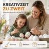 50x Styroporeier - Ostereier zum Basteln - Ostern Deko Produktbild-Vorschau 6