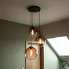 Globo Lighting Hängeleuchte Metall braun, 3x E27 Produktbild-Vorschau 8