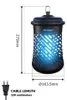 HOFTRONIC - Lampe anti-moustique 20W IP44 Noir portée 50 m² Voir les images du produit 9