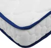 vidaXL Memory-Schaum-Matratze 200x200x17 cm Weich Weiß Produktbild-Vorschau 5