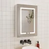 LED Spiegelschrank 60x70 cm mit Rasier-Steckdose Drei Produktbild-Vorschau 1
